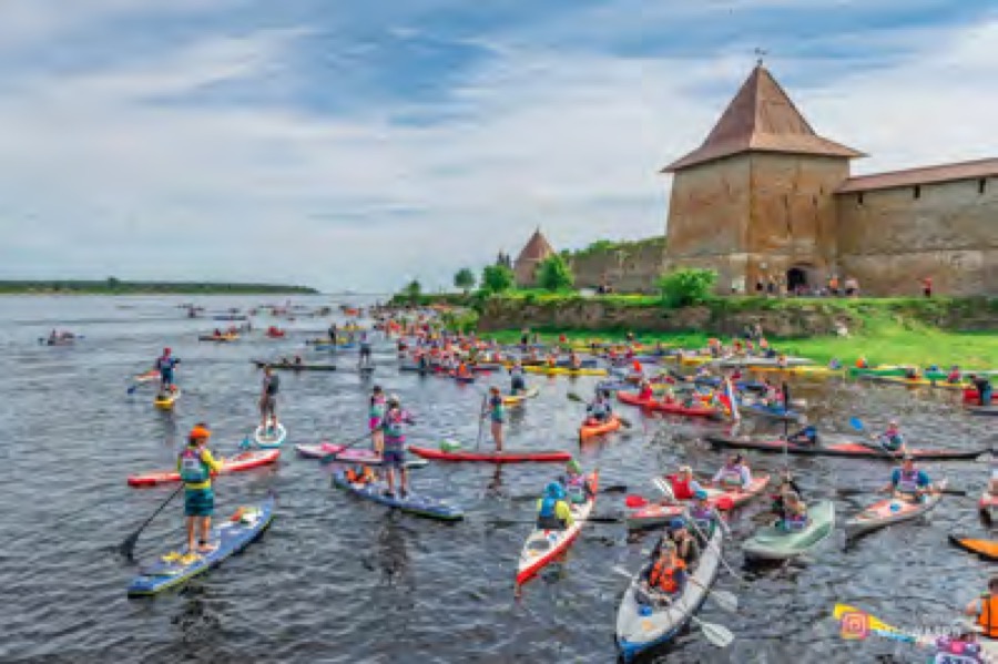 Сап-сплав по реке